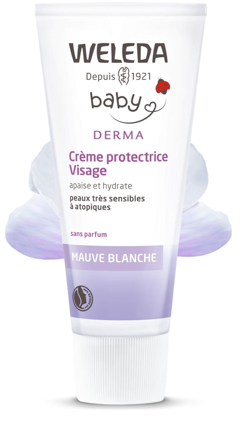 Weleda Bébé Derma Crème Pour Le Change à La Mauve Blanche 50 ml 