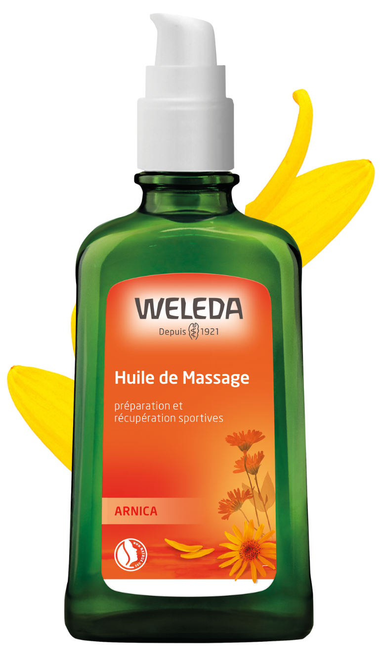 PhysioLEOL® Arnica, une huile de massage arnica à effet froid