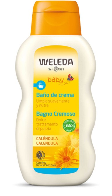 Weleda Baby baño de crema de Caléndula 200 ml