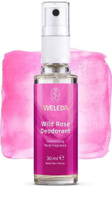 Wild Rose Deodorant 30ml - Weleda 
