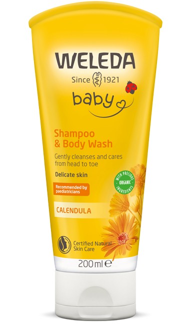 Weleda Calendula Shampoo and Body Wash – gentle baby shampoo - Weleda